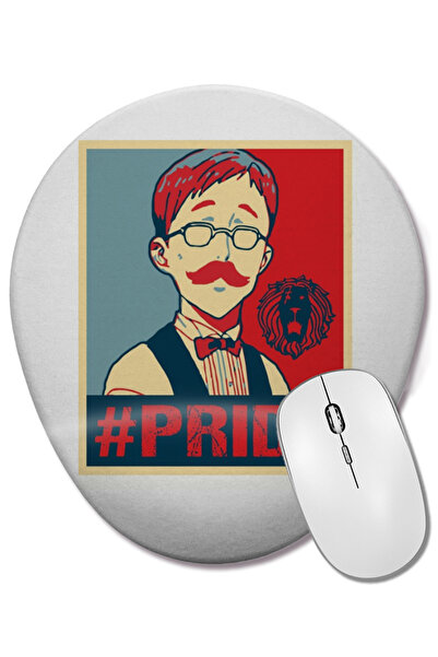 BASKI DÜNYASI Οβάλ ποντίκι με υποστήριξη καρπού The Seven Deadly Sins Escanor...