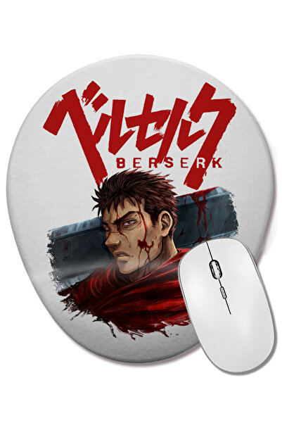 BASKI DÜNYASI Berserk Guts Puck Οβάλ ποντίκι με υποστήριξη καρπού