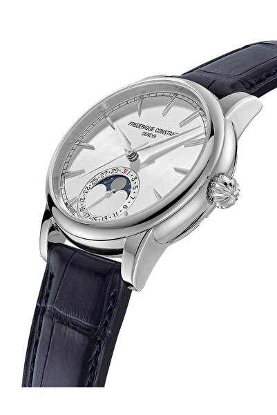 Frederique Constant FC-716S3H6 Mens Watch Classic Manufacture Moonphase Date 40mm 5ATM