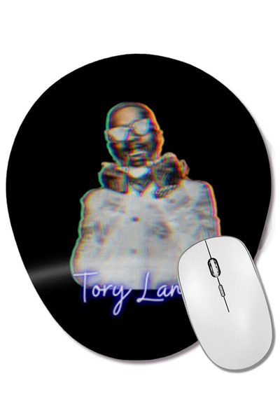 BASKI DÜNYASI Mouse Pad oval Tory Lanez cu suport pentru încheietura mâinii