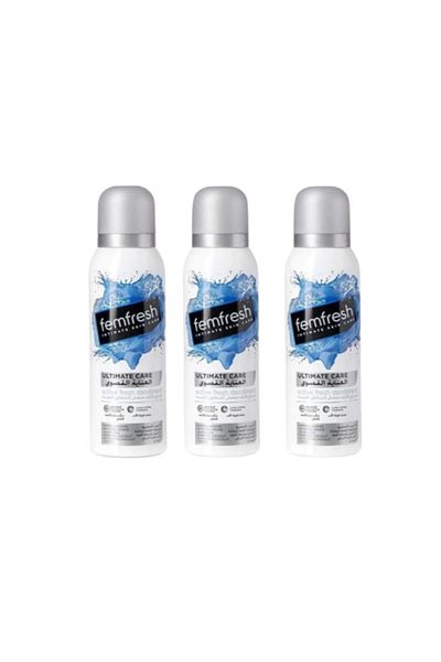 Femfresh 3 pieces of Fem Fresh Refreshing Soothing Spray for Sensitive Areas Care 125 ml