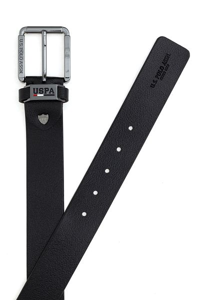 U.S. Polo Assn. الحزام الأسود للرجال 50304712 -VR046