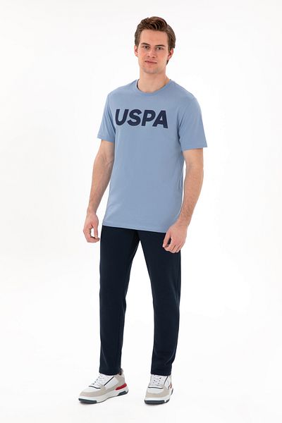 U.S. Polo Assn. Ανδρικό ίσιο παντελόνι με λεπτή εφαρμογή Navy Blue 50298020 -vr033