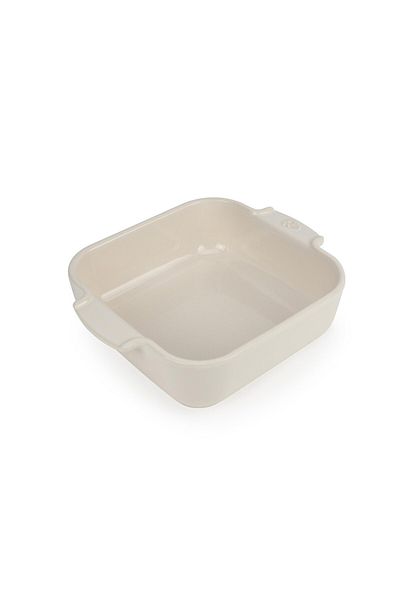 Peugeot Appolia Square Oven Dish Ecru 21 cm