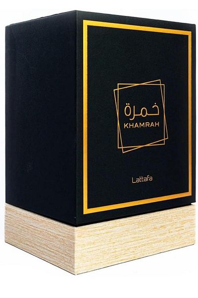 lattafa عطر خمرة للجنسين - أو دي بارفان، 3.4 أونصة