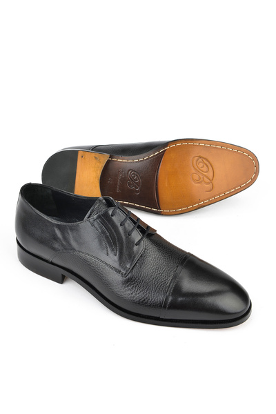 Ziya Men's Genuine Leather Shoes 151145 Z480 Black