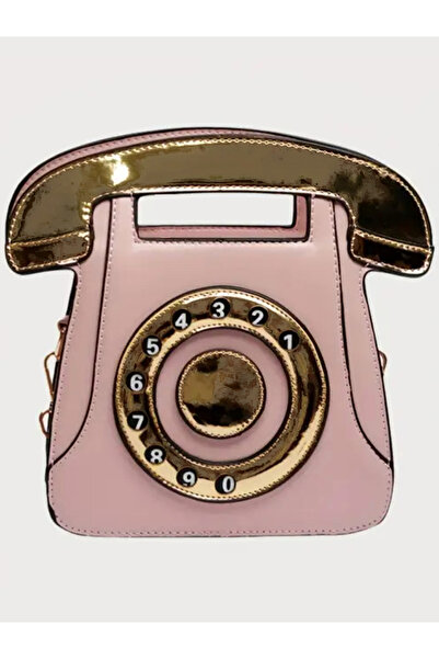 Modalula Retro Telefon Şeklinde Çanta