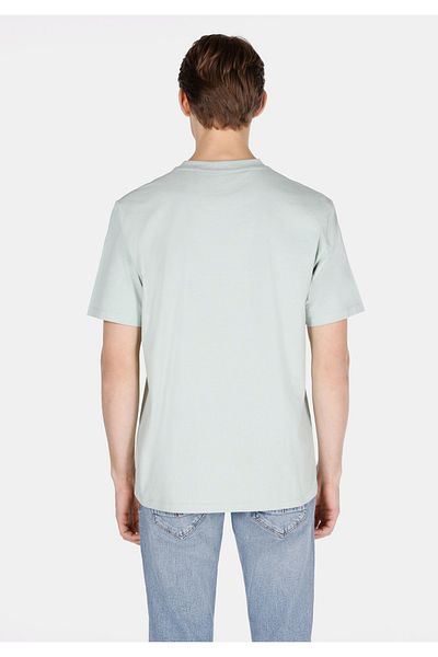 Colin's Comfort Fit Round Neck Plain Men's Green Short Sleeve T-Shirt