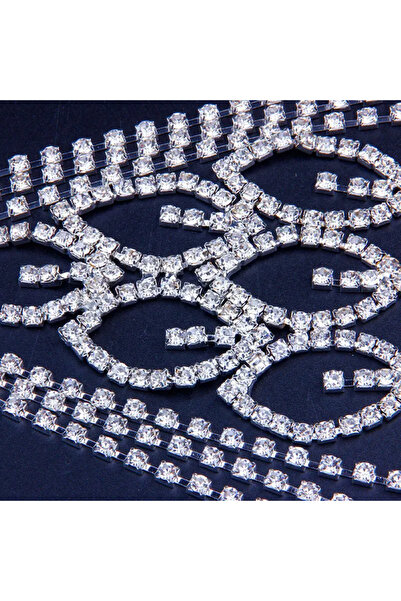 Estilo Lingerie Diamond Look Zircon Stone Thong Vip Thong Luxury String