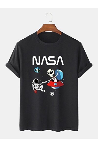 PERISENSE تي شيرت قطني ممشط كبير الحجم 100% قطن - تي شيرت صيفي مريح وفضفاض مط...