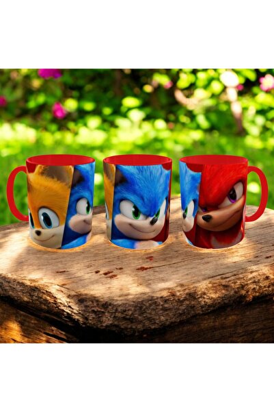 ALPŞAN TİCARET Sonic Kupa Sonik Bardak Sonik Mug Beyaz Kupa