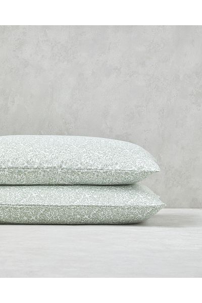 English Home Πράσινο 50x70 cm 2'li Pillow Lock Timingsban Garden Εύκολο σιδέρωμα