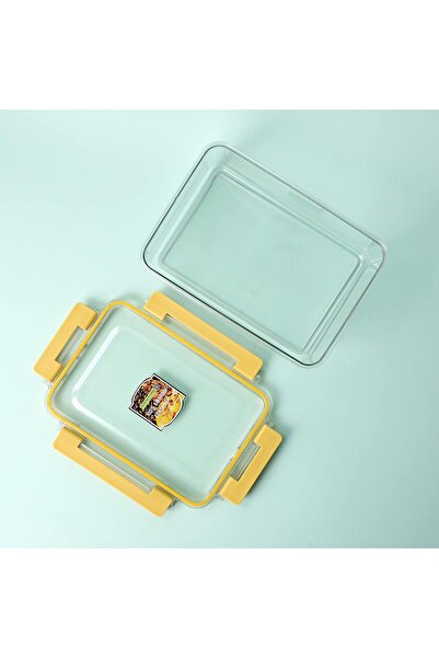 ROYALFORD 1400ML Airtight Container with Lid, Leak-Proof, Silicone Sealing, Transparent Design