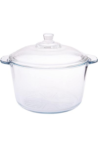 AKDC Glass Soup Pot L(19CM) XW(24CM) XH(18CM) Transparent