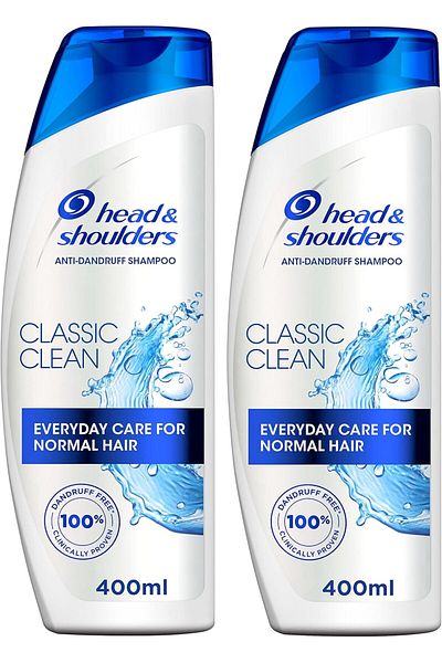Head&Shoulders Head & Shoulders Daily Clean Anti-Dandruff Shampoo, 400 ml, Pack of 2