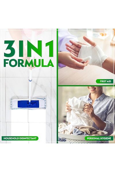 Dettol Antiseptic Antibacterial Liquid, 2L, for Germ Protection, Floor Cleaning, Bathing, Laundry