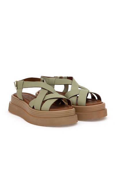 U.S. Polo Assn. Women's Green Sandals 50304874 -Vr235