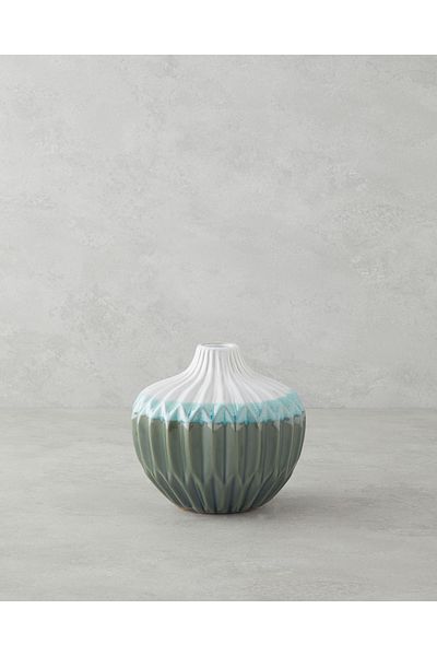 English Home Πράσινο Βάζο Larry 17x17x16 cm Διαστάσεις