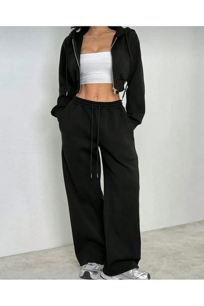 LACKH Pantaloni de sport negri confortabili - anti-transpirație pentru îmbrăcăminte de soare și sport