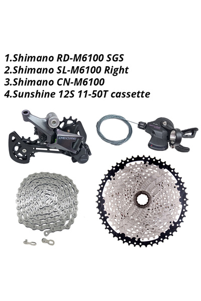 Choice مجموعة محولات السرعة 1x12 من شيمانو ديوري M6100 1x12 سرعة من ويندوز 50...