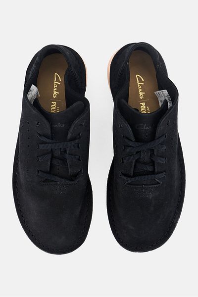 CLARKS Women Standard Velhill Etch Lace Up Casual Shoes, Black