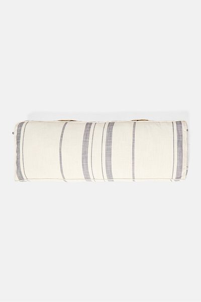 Muy Mucho Bench Cushion With Handles 120 X 42 X 10 Cm, Off-white/grey