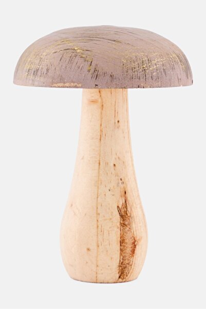 Muy Mucho شكل فطر 8.2 × 11.5 × 8.2 سم، بيج