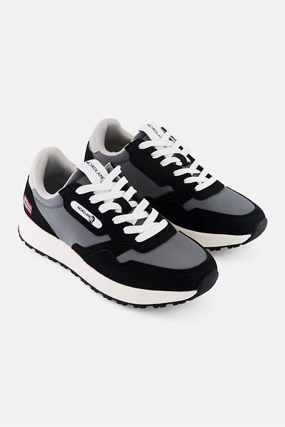 Nordland Men Lace Up Brand Logo Outdoor Shoes, Grey
