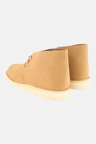CLARKS Men Suede Lace Up Ankle Boots, Brown