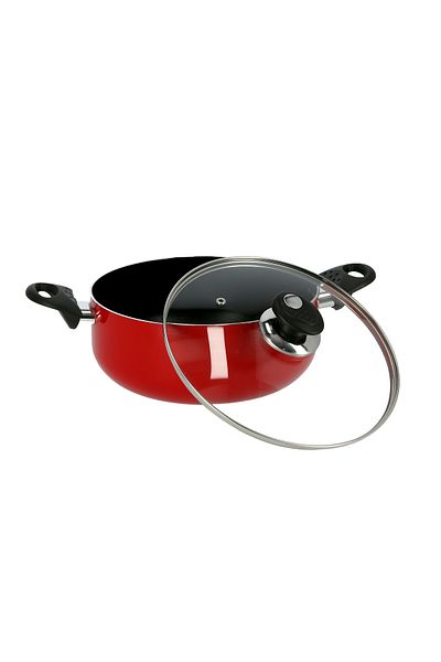 ROYALFORD RF6438 Non-Stick Ceramic Casserole with Glass Lid 20 cm