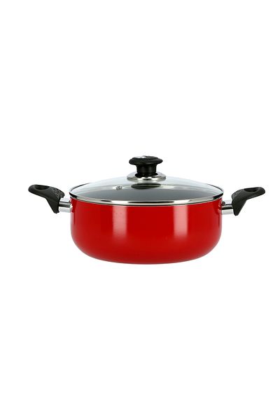 ROYALFORD RF6439 Non-Stick Ceramic Casserole with Glass Lid 22 cm