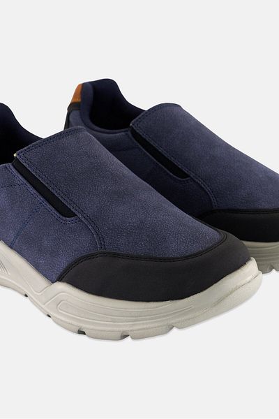 RBX Men Slip On Running Shoes, Navy