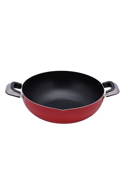 ROYALFORD RF324WP26 Kadai Wok Pan | 26 CM | Induction Safe