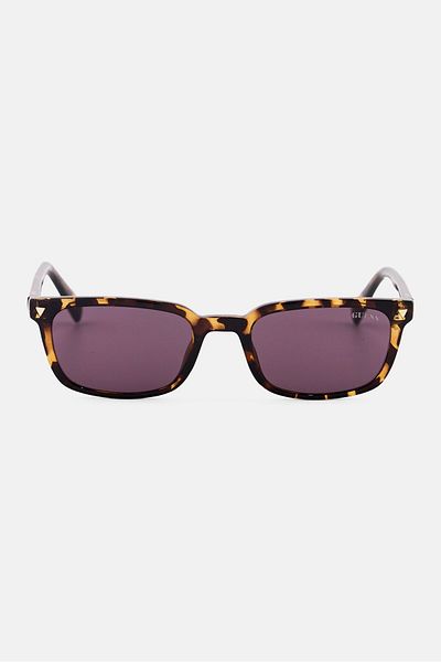 Guess نظارة شمسية مستطيلة للرجال GU828452A50، رمادي
