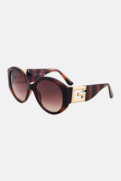Guess Women GU791752F56 Round Gradient Sunglasses, Brown