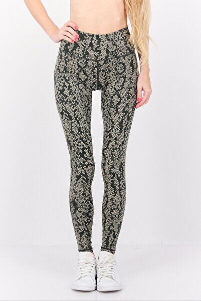 Varley بنطال ضيق بطبعات حيوانية للنساء، أخضر