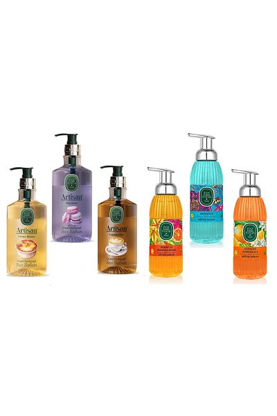 Eyüp Sabri Tuncer Eyüp Sabri̇ Tuncer Liquid and Foam Soaps Series33 600 ml Liquid Soap X 3, 500 ml Foam Soap X 3