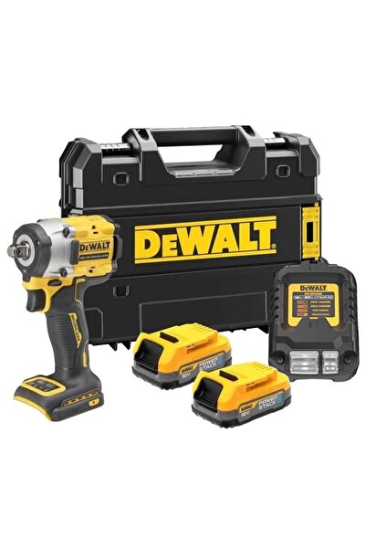 Dewalt POWERSTACK Kömürsüz Akülü Somun Sıkma 610Nm DCF921E2T-QW 2x1.7 Ah