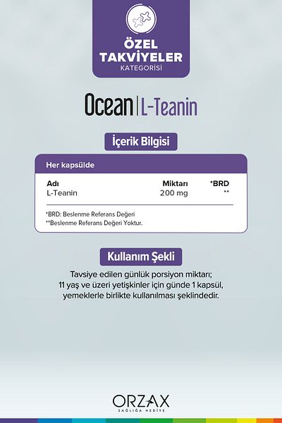 Ocean L-teanine 30 Capsules