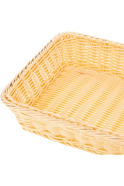 AKDC Rect Wire Tray L(25cm) xW(36cm) xH(7cm) Cream