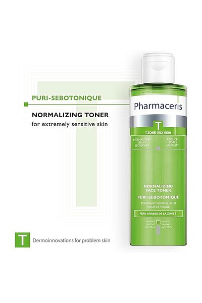 Pharmaceris T Puri-Sebotonique Normalizing Face Toner for T-Zone Oily Skin - 200 ml