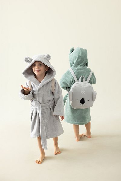 İrya Organic Cotton Children's Bag - Tiny Koala Gray
