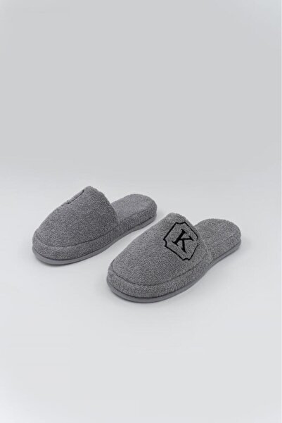 Ender Home K Harfli Havlu Terlik – Kaymaz Taban, Yüksek Su Emiciliği