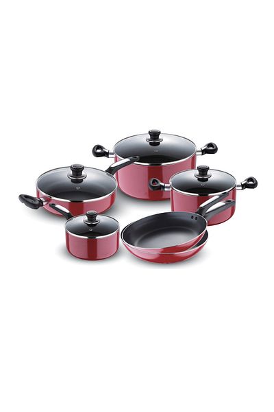 ROYALFORD 10 Pcs Aluminum Non-Stick Cookware Set