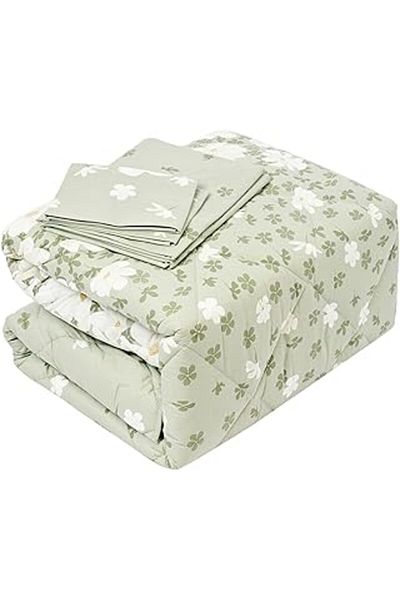 Hepta Collection طقم لحاف تاك ليانا أخضر مزدوج