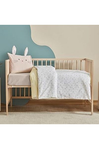 Hepta Collection مجموعة غطاء لحاف أرنب الطفل من كاراكا هوم