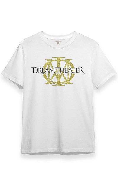 Kendim Seçtim Tricou alb unisex - Tricou pentru chitară progresivă Dream Theater Metal