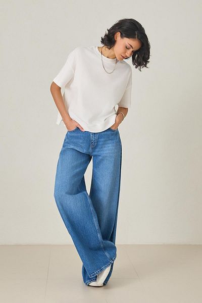 Setre Ecru 100% Cotton Short Sleeve T-Shirt