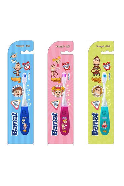 Banat Children's Toothbrush Kukuli - Lighted