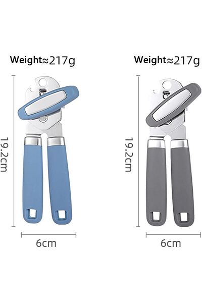 COOYA Can Opener, Handheld Can Opener with Stainless Steel Sharp,Big Effort-Saving Knob
